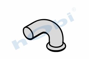 Boru, Egzoz Çıkış, E1, 3963334 Volvo FL Ø110 Alusi, - Hobi