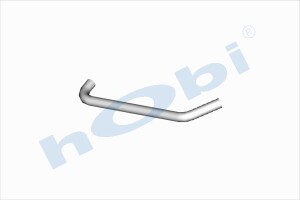 Boru, Egzoz Çıkış, E1, 6734920604 Mercedes 709D Ø76,2 Alusi, - Hobi