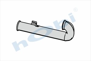 Boru, Egzoz Çıkış, E2, 1365875 Daf CF85 Ø127 Alusi, - Hobi