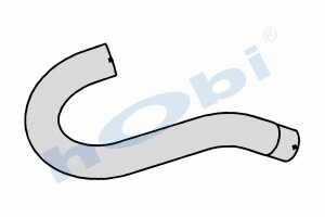 Boru, Egzoz Çıkış, E2, 81152040302 Man M2000L Ø101,6 Alusi, - Hobi