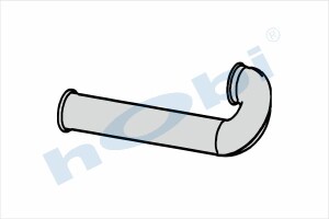 Boru, Egzoz Çıkış, E3, 1376803 Daf CF85 Ø127 Alusi, - Hobi