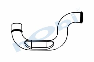 Boru, Egzoz Çıkış, E3, 1629055 Volvo FH Ø127 Alusi, - Hobi