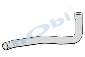 Boru, Egzoz Çıkış, E3, 41201530 Iveco Eurotrakker Cursor Ø127 Alusi, - Hobi