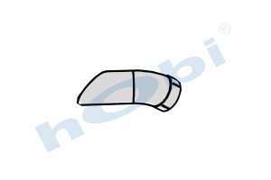 Boru, Egzoz Çıkış, E3, 6284923104 Mercedes Citaro Ø101,6 Alusi, - Hobi