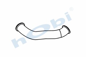 Boru, Egzoz Çıkış, E3, 8159458 Volvo FH Ø127 Alusi, - Hobi