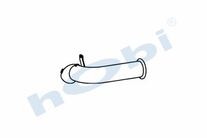 Boru, Egzoz Çıkış, E5, 20877551 Volvo FE Ø110 Alusi, - Hobi