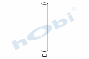 Boru, Egzoz Çıkış, E5, 20981197 Volvo FH Ø127 Alusi, - Hobi