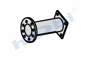 Boru, Egzoz Ön, E0, 1136090 Volvo B10 Ø88,9 Alusi, - Hobi