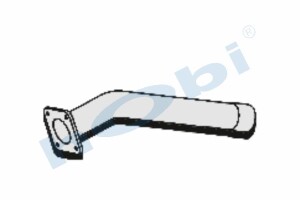 Boru, Egzoz Ön, E0, 42020327 Iveco Fiat Ø80 Alusi, - Hobi