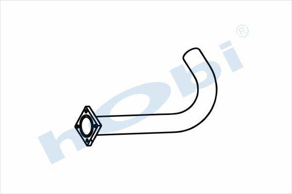 Boru, Egzoz Ön, E0, 652787 Daf F2800 Ø101,6 Alusi, - 1