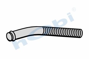 Boru, Egzoz Ön, E1, 1606047 Volvo FL Ø88,9 Alusi, Spiral (P), - Hobi