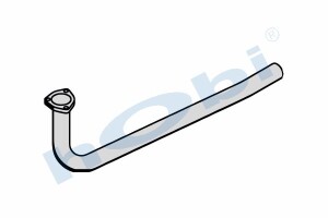 Boru, Egzoz Ön, E1, 81152045618 Man 26.230 Ø80 Alusi, - Hobi