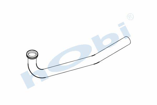 Boru, Egzoz Ön, E1, LAK4458 Daf 45 Ø76,2 Alusi, - 1