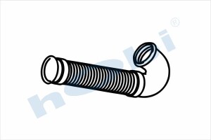 Boru, Egzoz Ön, E2, 1229300 Daf Ø114,3 Alusi, Spiral (P), - Hobi