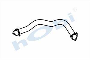 Boru, Egzoz Ön, E2, 1256636 Daf Ø114,3 Alusi, - Hobi