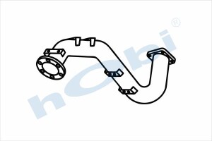 Boru, Egzoz Ön, E2, 1283170 Daf Ø70 Alusi, - Hobi