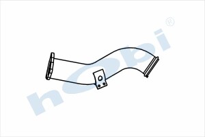 Boru, Egzoz Ön, E2, 1354960 Daf CF75 Ø127 Alusi, - Hobi