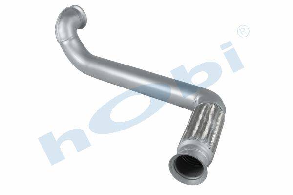 Boru, Egzoz Ön, E2, 5430126521 Renault Maxter Ø110 Alusi, Flexli, - 1