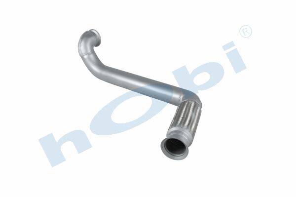 Boru, Egzoz Ön, E2, 5430126521 Renault Maxter Ø110 Alusi, Flexli, - 2