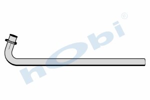 Boru, Egzoz Ön, E2, 81152045740 Man L2000 Ø80 Alusi, - Hobi