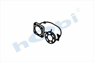 Boru, Egzoz Ön, E3, 1292569 Daf XF95 Döküm - Hobi