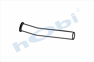 Boru, Egzoz Ön, E3, 1406298 Daf LF45 Ø76,2 Alusi, - Hobi