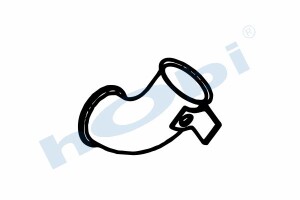 Boru, Egzoz Ön, E3, 1446933 Daf CF75 Ø127 Alusi, - Hobi