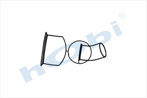 Boru, Egzoz Ön, E3, 20367760 Volvo FM Ø127 Alusi, - Hobi