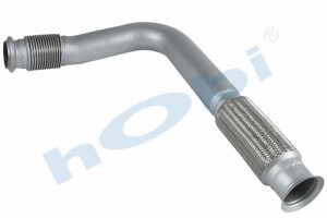 Boru, Egzoz Ön, E3, 5010467712 Renault Kerax Ø110 Alusi, Flexli, - 1