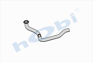 Boru, Egzoz Ön, E3, 5010496958 Renault Midlum Ø88,9 Alusi, - Hobi