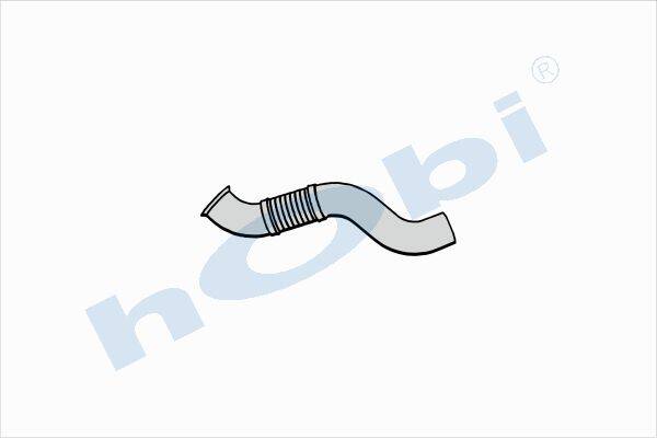 Boru, Egzoz Ön, E3, 9424902719 Mercedes Actros Ø127 Alusi, Spiral (P), - 1