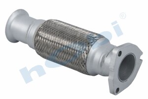 Boru, Egzoz Ön, E4, 7420975045 Renault Masscott Ø60,3 Alusi, Flexli, - 1