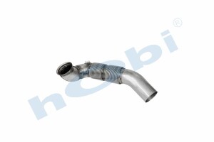 Boru, Egzoz Ön, E4, 9304906119 Mercedes Actros Ø120 Inox, Flexli, - 2