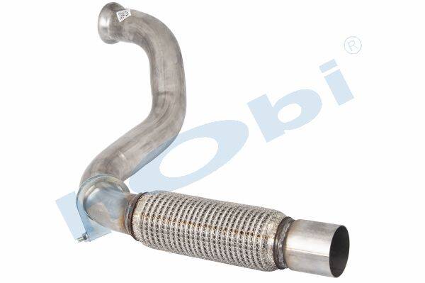 Boru, Egzoz Ön, E4, 9704901919 Mercedes Atego Ø76,2 Inox, Flexli, - 2