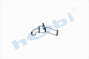 Boru, Egzoz Ön, E5, 20784077 Volvo FE Ø110 Inox, Susturuculu, - Hobi