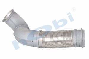 Boru, Egzoz Ön, E5, 21718691 Volvo FH Ø127 Alusi, Spiral (P), - 1