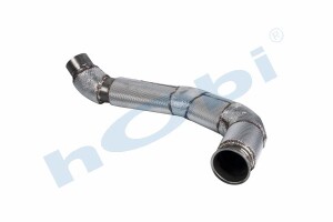 Boru, Egzoz Ön, E5, 6284904221 Mercedes Conecto Ø120 Inox, İzolasyonlu, - 2