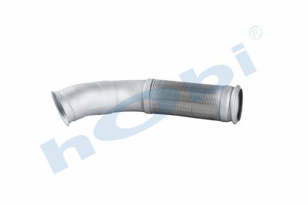 Boru, Egzoz Ön, E5, 7422325967 Renault Premium Ø127 Inox, Spiral (P), - 2