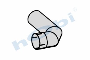 Boru, Egzoz Ön, E5, 81152010228 Man TGS Ø110 Inox, - Hobi