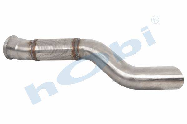 Boru, Egzoz Ön, E5, 9304903319 Mercedes Actros Ø120 Inox, Spiral (P), - 3