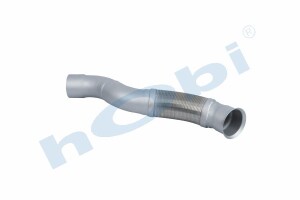 Boru, Egzoz Ön, E5, 9304905819 Mercedes Actros Ø120 Inox, Spiral (P), - 2