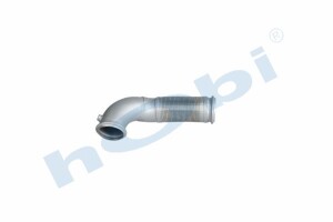 Boru, Egzoz Ön, E6, 21456672 Volvo FM Ø127 Inox, Spiral (P), - 2