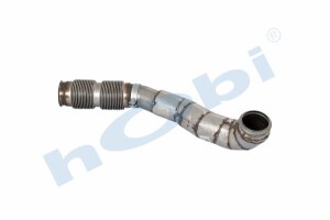 Boru, Egzoz Ön, E6, 81152055443 Man TGX Ø110 Inox, Flexli, İzolasyonlu, - 2