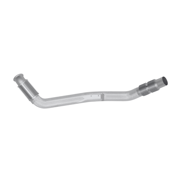 Boru, Egzoz Ön, E6, 9614903950 Mercedes Ø120 Inox, W/M-Spiralli, İzolasyonlu, - 2