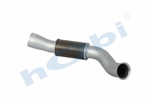 Boru, Egzoz Ön, E6, 9614904450 Mercedes Ø127 Alusi, Flexli, İzolasyonlu, - Hobi
