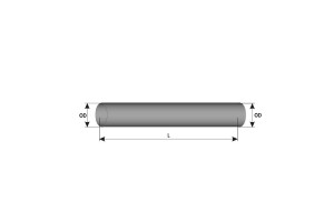 Boru, Universal Düz, Ø38 L1:2000 T:1,5 mm Dkp - 2