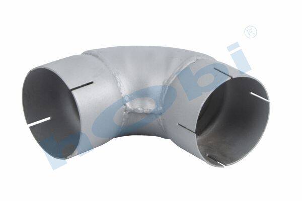 Boru, Universal Sac Dirsek, A:90° Ø108 L1:200 L2:200 T:1,5 mm Alusi ID1:Ø108,5 - 1