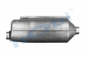 Egzoz Susturucu, Baskılı, E2, 1338128 Scania 113 Alusi, Siyah (RAL9005), Tip:I, - Hobi