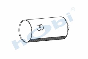 Egzoz Susturucu, E0, 3027616 Volvo B10 Alusi, Tip:L, - Hobi