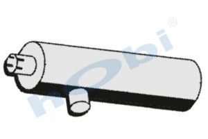 Egzoz Susturucu, E0, 4753226 Iveco Alusi, Tip:L, - Hobi